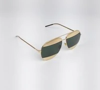 Óculos de Sol Christian Dior Spilit Dourado Verde