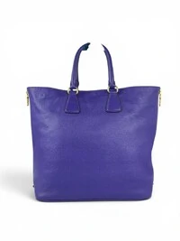 Bolsa Prada Vitello Daino Roxa
