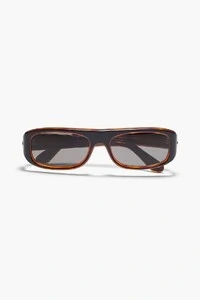 Óculos de Sol Valentino Com Case Marrom e Preto