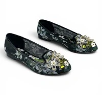 Sapatilha Dolce & Gabbana Blossom Crystal Ballet Flats