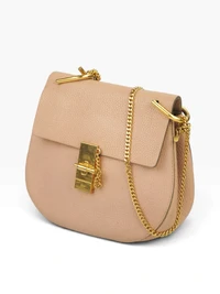 Bolsa Chloé Drew Mini Nude Rosé