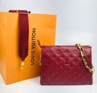 Bolsa Burgundy Louis Vuitton Coussin MM