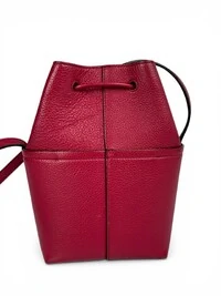 Bolsa Ferragamo Mini Bucket Vermelha