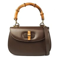 Bolsa Gucci Bamboo em Couro Marrom