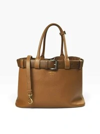 Bolsa Prada Buckle Tote Large Marrom
