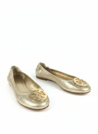 Sapatilha Tory Burch Dourada Dourada
