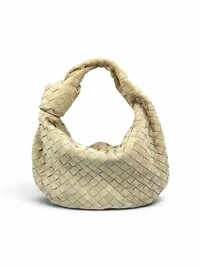 Bolsa Bottega Veneta Jodie Small Suede Areia