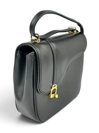 Bolsa Gucci Equestrian Saddle Crossbody Preta
