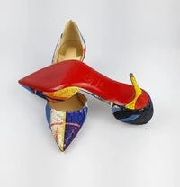 Sapato Christian Louboutin Jacquard Multicolor