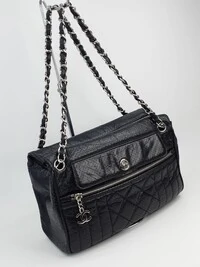 Bolsa Chanel Couro Preta