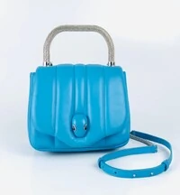Bolsa Bvlgari X Ambush Serpente Azul