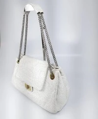 Bolsa Chanel Accordion Branca
