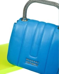 Bolsa Bvlgari X Ambush Serpenti Puffy Azul