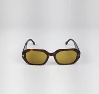 Óculos de Sol Tom Ford Veronique Retangular Marrom