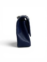 Bolsa Chanel Classic Double Flap Azul Marinho