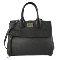 Bolsa Salvatore Ferragamo Tote Studio Preta
