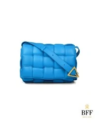 Bolsa Bottega Veneta Padded Cassette Azul Bic