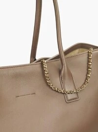 Chanel Archetype Shopping Tote Large Light Brown