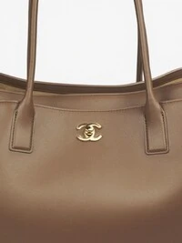 Chanel Archetype Shopping Tote Large Light Brown