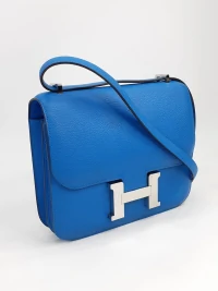 Bolsa Hermès Constance 18 Swift Blue Hydra