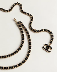 Cinto Chanel Vintage 2005 Chain-Link Belt Small