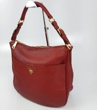 Bolsa Prada Hobo Burgundy