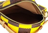 Bolsa Louis Vuitton Damier Pop Chess Messenger Amarelo