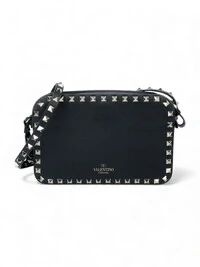 Bolsa Valentino Flip Lock Camera Bag Preta