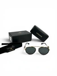 Óculos De Sol Versace Aviador 2232 Preto
