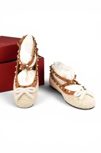 Sapatilha Valentino Ballerina Natural