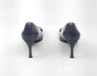 Sapato Roger Vivier Verniz Cinza Escuro
