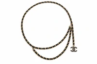 Cinto Chanel Vintage 2005 Chain-Link Belt Small