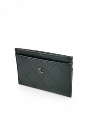 Porta Cartão Chanel Preto Preto