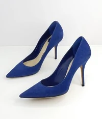 Sapato Christian Dior Camurça Azul Marinho