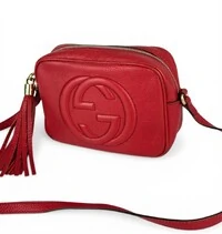 Bolsa Gucci Soho Disco Vermelha