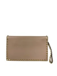 Clutch Valentino Rockstud Nude