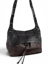 Bolsa Nancy Gonzales Couro Marrom
