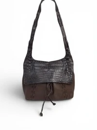 Bolsa Nancy Gonzales Couro Marrom