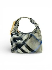 Bolsa Burberry Mini Peg Xadrez