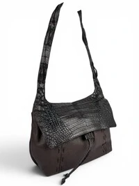 Bolsa Nancy Gonzales Couro Marrom