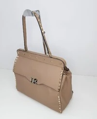 Bolsa Valentino Rockstud Nude