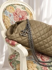 Bolsa Chanel Just Mademoiselle Caviar Bronze