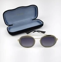 Óculos de Sol Gucci GG0105S Redondo Preto