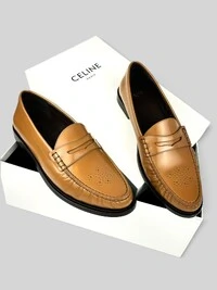 Mocassim Celine Triomphe Caramelo