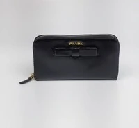 Carteira Prada Lace Saffiano Preta