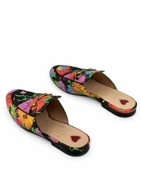 Mule Gucci Horsebit Floral
