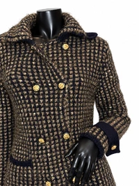 Casaco Chanel Métiers d’Art Pre-Fall 2009 em Tweed, Cashmere e Paetês