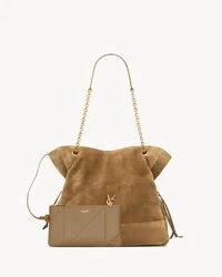 Bolsa Yves Saint Laurent Jamie Camurça Golden Leaf