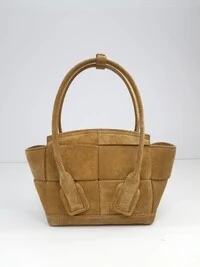 Bolsa Bottega Veneta Mini Arco Camurça Bege
