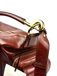 Bolsa Chloé Double Carry Camera Média Terracota